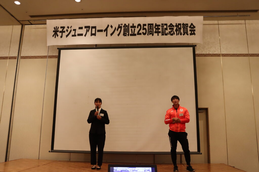 冨田選手、古田選手